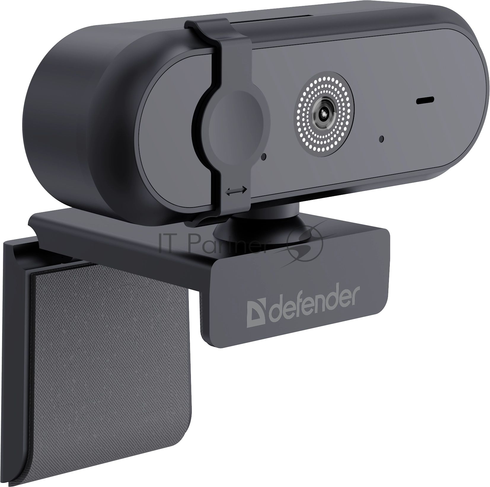 Веб-камера Defender G-lens 2788 UHD 3840x2160, 30 кадр/с, USB, шторка приватности, крепление на мониторе