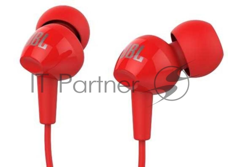 Наушники JBL Гарнитура C100si красный