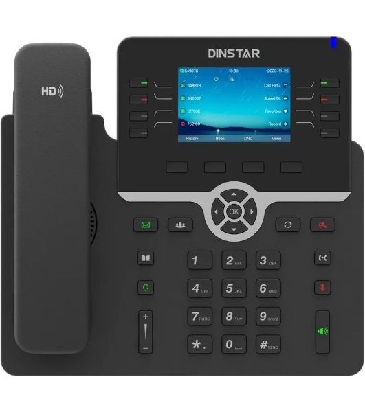 Телефон IP Dinstar C64GP черный