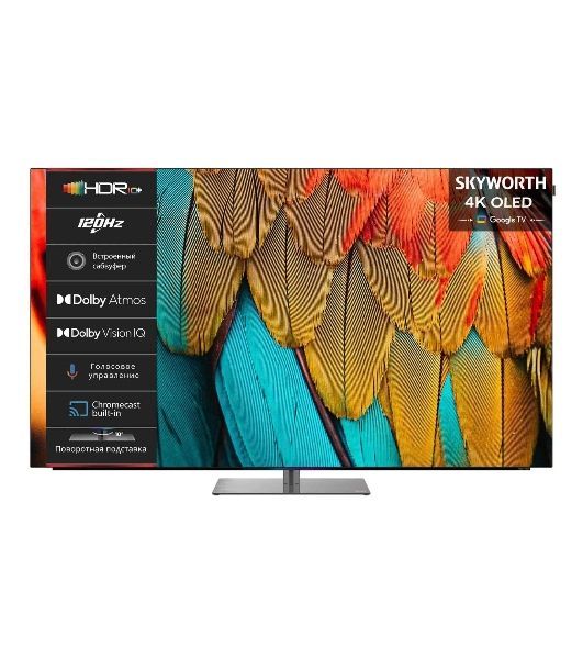 Телевизор Skyworth 77" 77SXF9850 черный OLED 4K UHD 120Hz Google TV