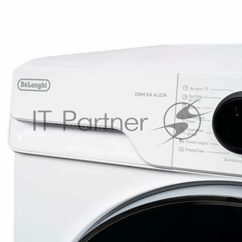Стиральная машина DeLonghi DWM 616 ALICIA белый, загрузка фронтальная 6 кг, 1000 об/мин., класс: А