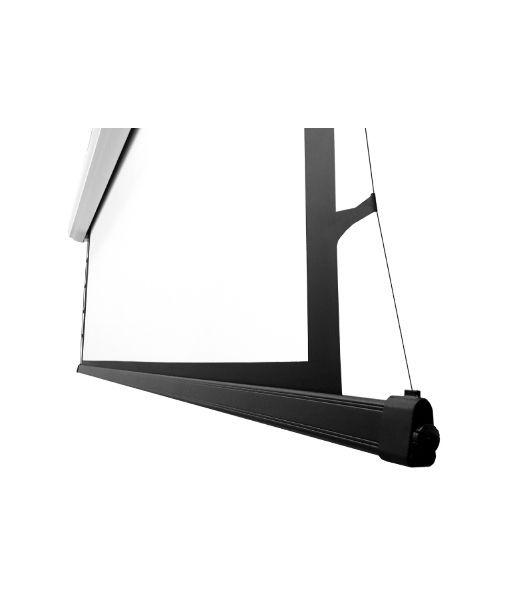Экран с электроприводом Lumien Cinema Control 185x230 см (раб.область 125х222 см) (100") Matte White FiberGlass черная кайма по периметру, доп.черная область 55 см, триггер., RS232, IR, RF управл. в комплекте, белый корпус 16:9