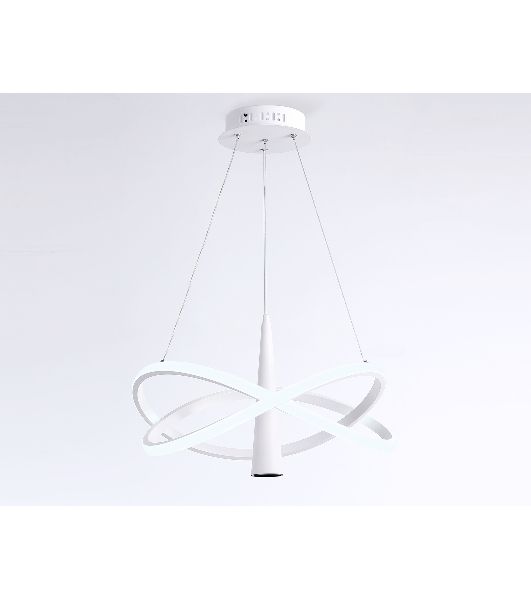 Подвесной светодиодный светильник Ambrella light FL5367/2+1 WH белый 47W 3000K-6400K D480*1200 (ПДУ ИК)