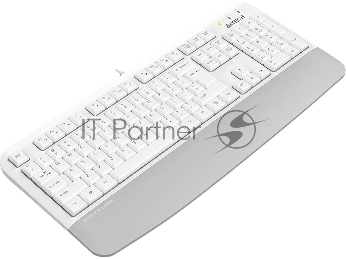 Клавиатура A4Tech Fstyler FK20 проводная, USB Type-A, белый