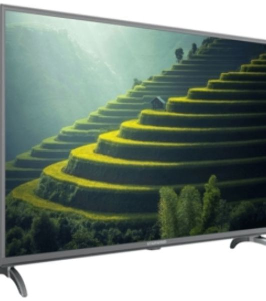 Телевизор Starwind 43" SW-LED43UG400 стальной LED UHD 60Hz Яндекс ТВ