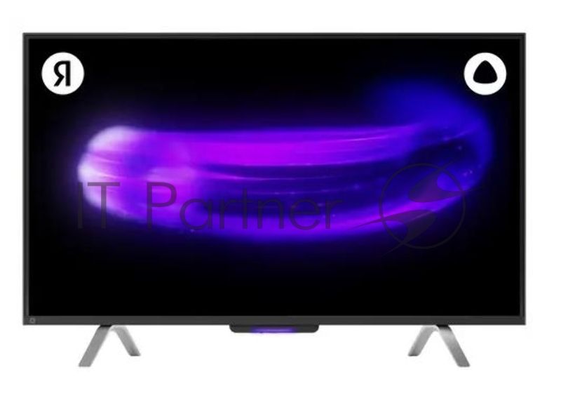 Телевизор Яндекс 43" YNDX-00091 черный LED UHD 60Hz Яндекс ТВ