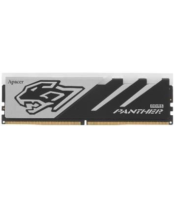 Оперативная память Apacer Panther RGB, DDR5, 16GB (1x16GB), 6000 MHz, CL40, с радиатором, черно-серый, RGB