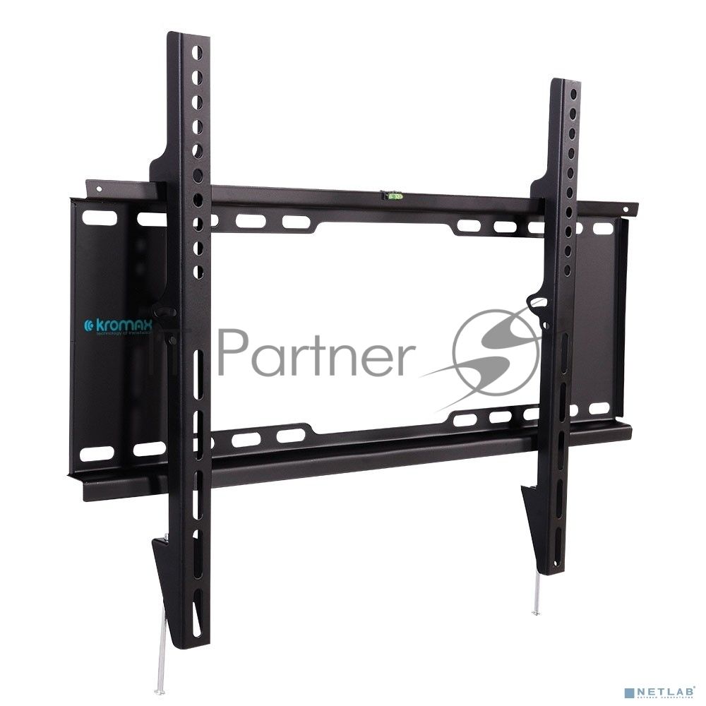 Кронштейн для телевизора Kromax IDEAL-101 черный 32"-90" макс.40кг настенный фиксированный