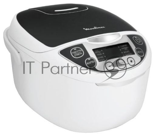 Мультиварка Moulinex MK707832 5л 750Вт белый/черный