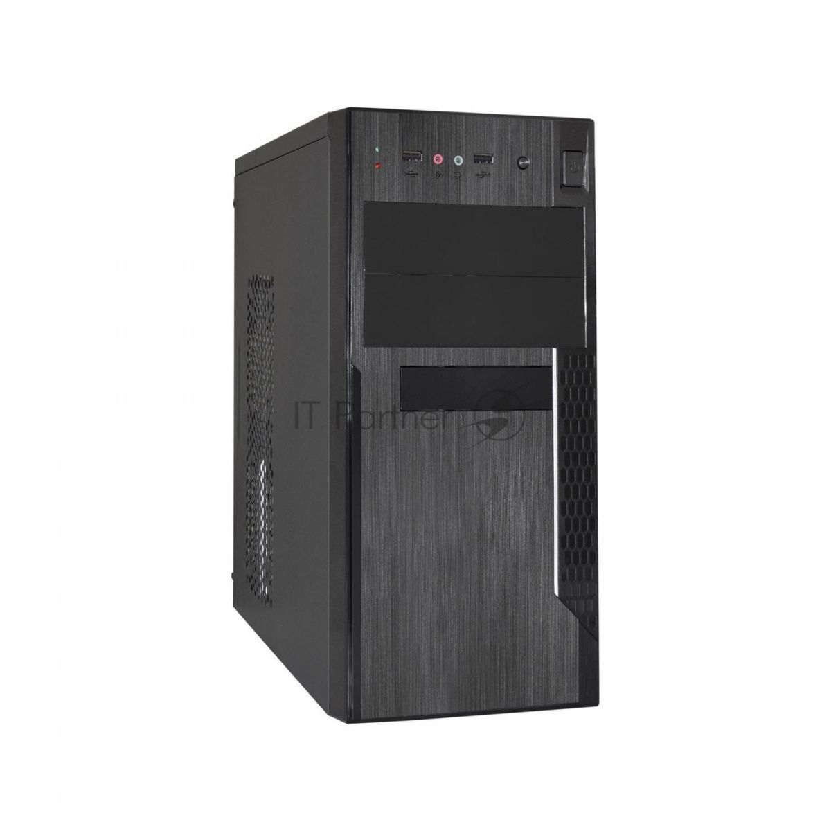 Компьютерный корпус Minitower ExeGate MA-373X Black, mATX <UN400, 120mm> 2*USB, Audio