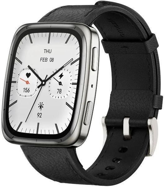 Умные часы Amazfit Active 2S A2440, 1.75" AMOLED, GPS, Bluetooth 5.2, WR50, черный/серебристый