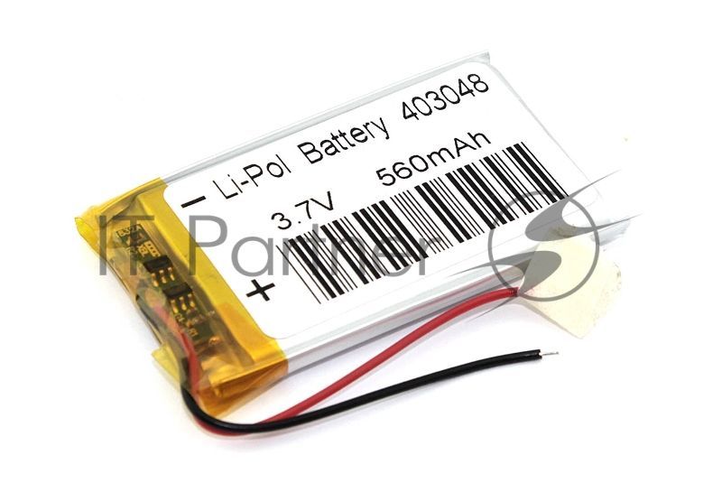 Аккумулятор Li-Pol (батарея) 4x30x48мм 2pin 3.7V/560mAh