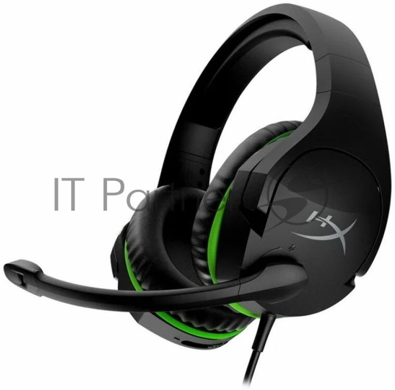 Гарнитура проводная HyperX Cloud Stinger черный/зеленый для: Xbox Series/One (4P5K1AA)