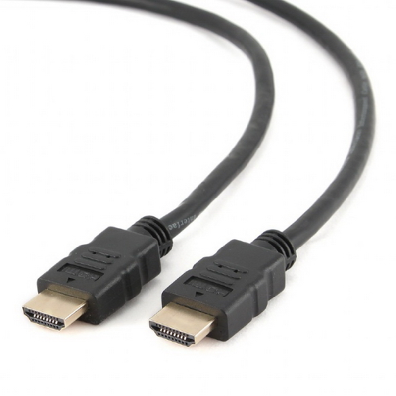 Кабель Cablexpert HDMI CC-HDMI4-10M, 19M/19M, v2.0, медь, позол.разъемы, экран, 10м, черный, пакет