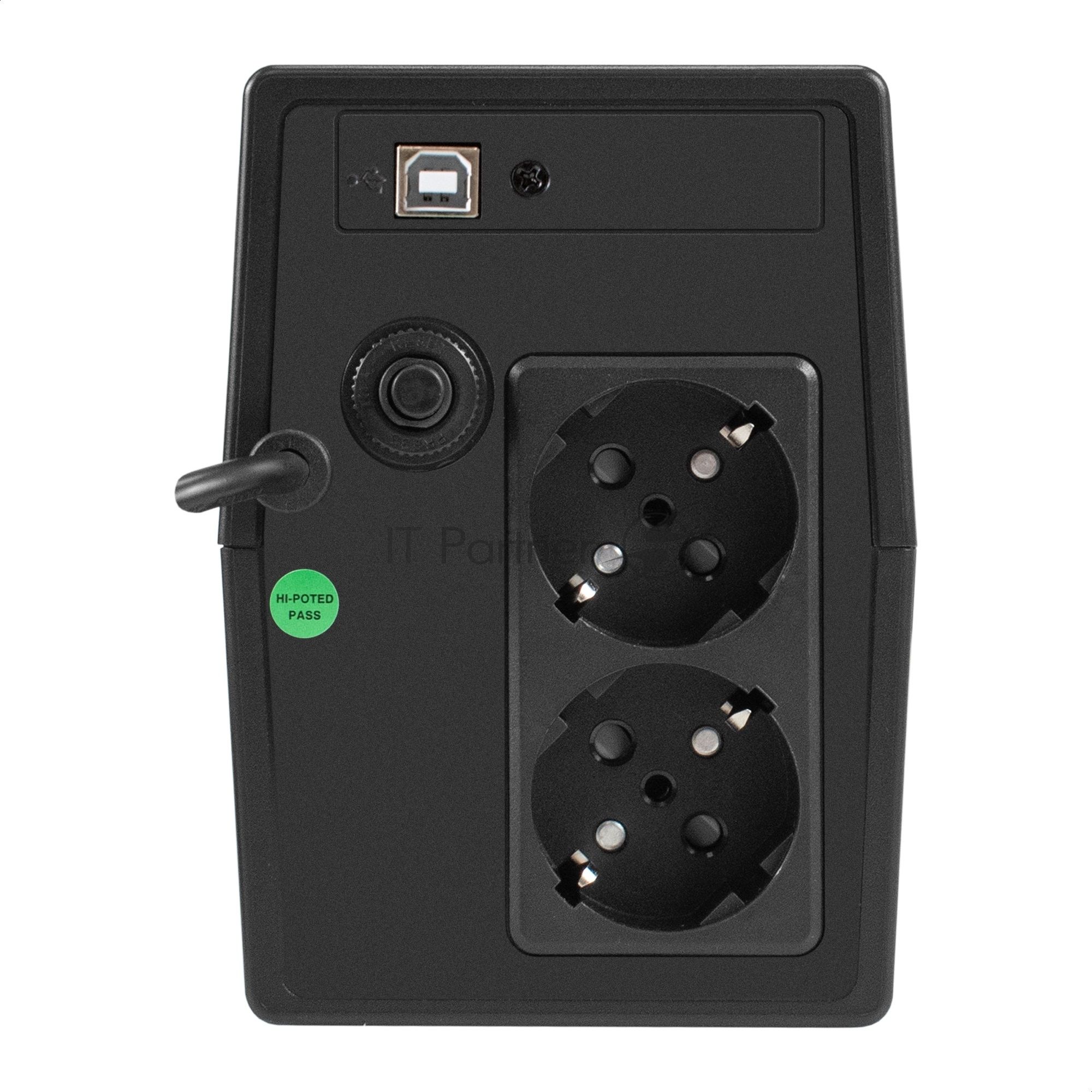 ИБП ExeGate Power Smart LB-600.LCD.AVR.2SH.USB (600VA/360W, LCD, AVR, 2*EU/Тип F(Schuko), USB, батарея 12V 7.2Ah, Black)