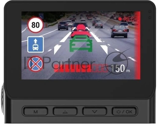 Видеорегистратор Navitel RS984 GPS, 3840x2160, 3", с камерой заднего вида, GPS, Wi-Fi, G-сенсор, датчик движения, GPS-информатор