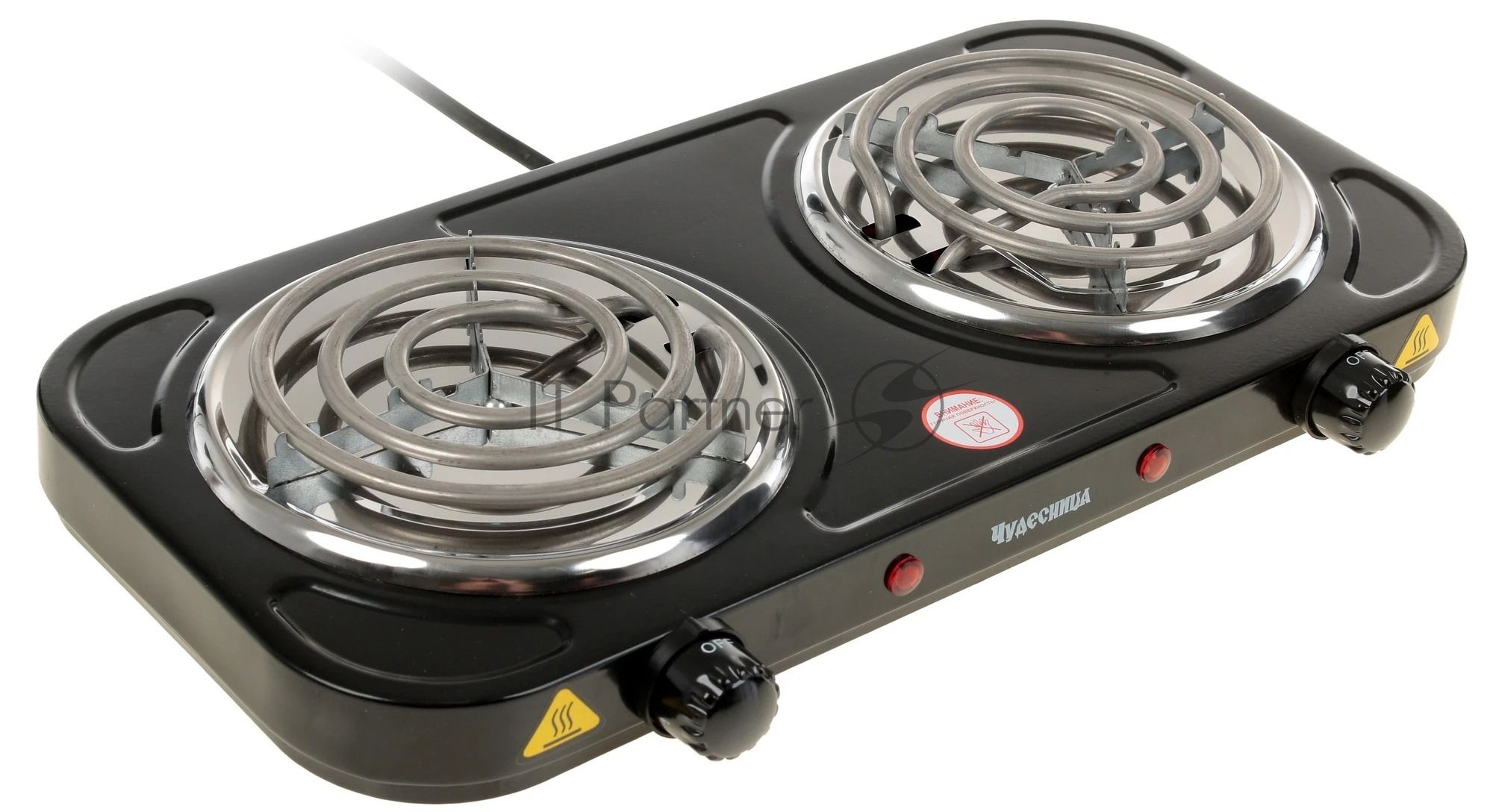 Электрическая плитка Чудесница ЭЛП-802 черный