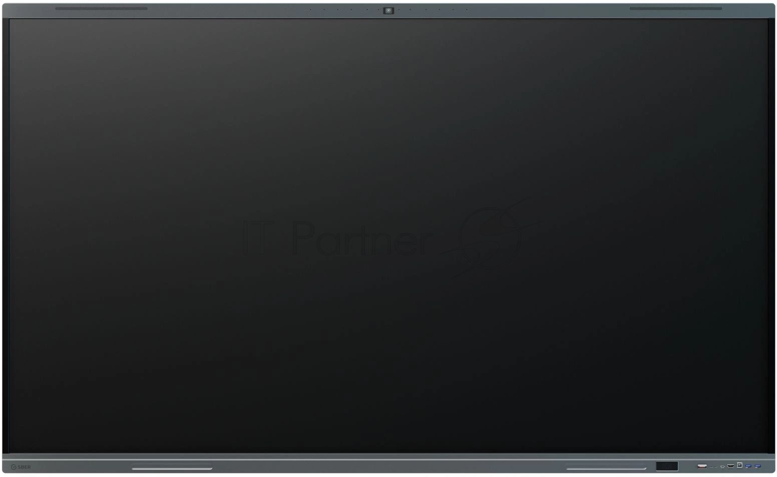 Панель Sber 75" Про Sber 75 серый титан VA LED 6.5ms 16:9 HDMI M/M Cam матовая 350cd 178гр/178гр 3840x2160 DP SPDIF 4K USB 54кг