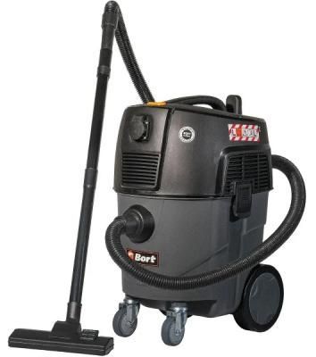 Строительный пылесос Bort BAX-1530M-Smart Clean 1600Вт (уборка: сухая/влажная) черный