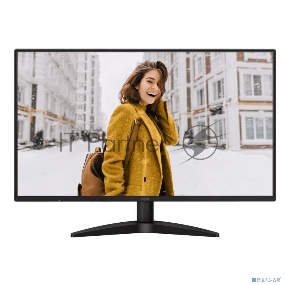 Монитор 27" AOC 27B36X IPS 1920x1080, 144 Гц, 4 мс, 16:9, 250 кд/м², HDMI, DisplayPort, Flicker Free, Low Blue Light, черный