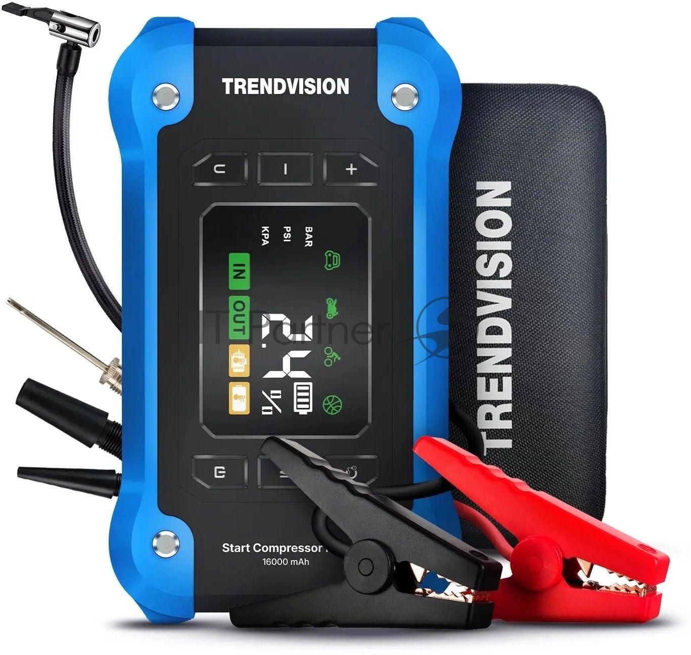Автомобильный компрессор TrendVision Start Compressor PRO шланг 0.2м