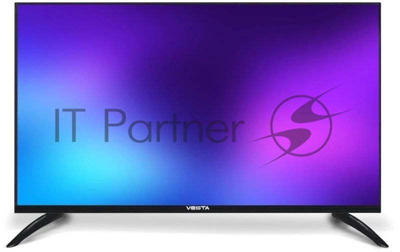 Телевизор VESTA 43" V43KF5500 черный Direct LED FHD 60Hz Android TV