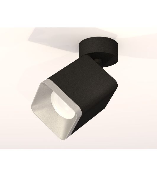 Светильник Ambrella Light XM7813003 SBK/SSL черный песок/серебро песок MR16 GU5.3 (A2210, C7813, N7703)