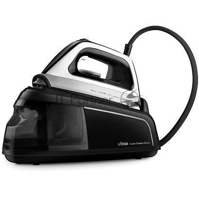 Паровая станция Ufesa LUXE STEAM GLIDE черный/серебристый, 2400 Вт, 90 г/мин, 220 г/мин, 1200 мл