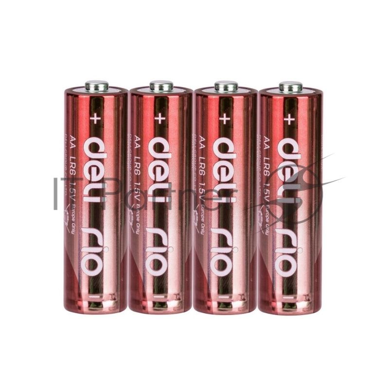 Батарейки Deli Rio E82902 AA LR6 1.5V (4шт\Pack)