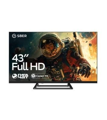 Телевизор Sber 43" SDX-43F3114 черный LED FHD 60Hz Smart TV Салют ТВ 1.5GB/8GB