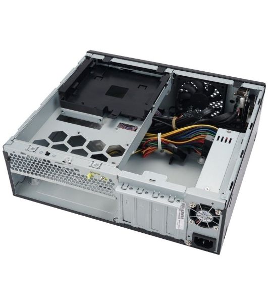 Компьютерный корпус Slim Desktop INWIN CJ708BL IP-S265AU7-2 80plus Bronze, U3*2+U2*2+A(HD)+TYPE 3.1C + FAN 80*15мм + intrusion switch INWIN Slim Case