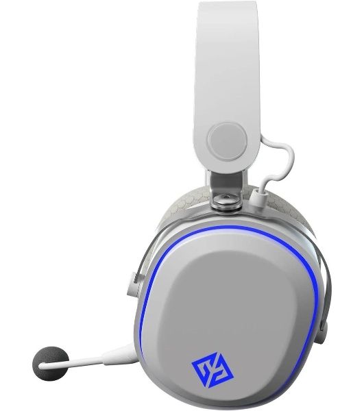 Беспроводные/проводные наушники GMNG GG-HS405W белый, полноразмерные, Bluetooth + радиоканал + проводной, до 40 ч