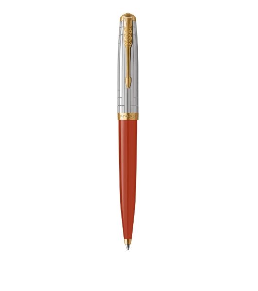 Ручка шариковая Parker 51 Premium (CW2169073) Red Rage GT, M, черные чернила, подарочная коробка