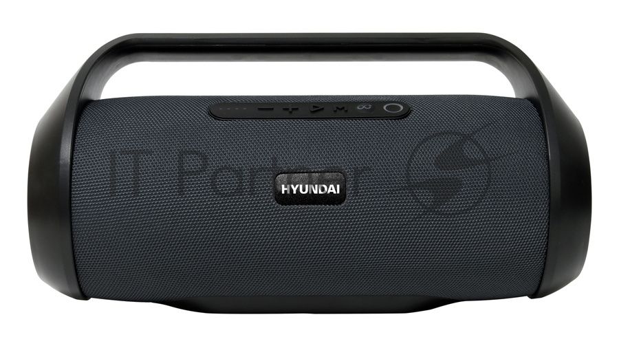 Колонка портативная Hyundai H-PAC420 серый/черный 50W 2.0 BT/3.5Jack/USB 10м 3600mAh