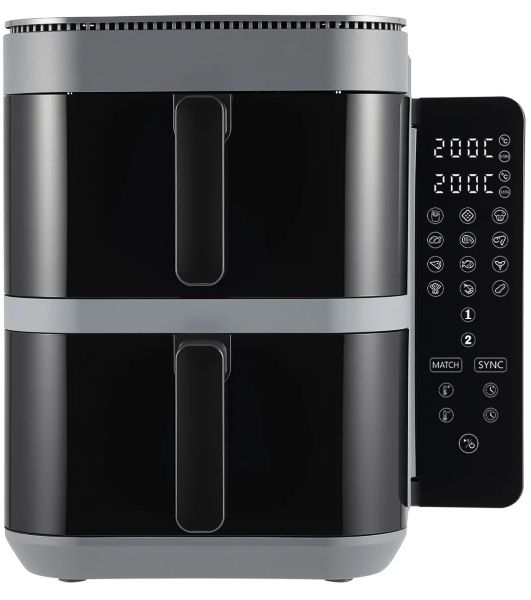 Аэрогриль TopDevice DUO TDA1005 черный, 2800 Вт, 11 л, сенсор, 12 программ