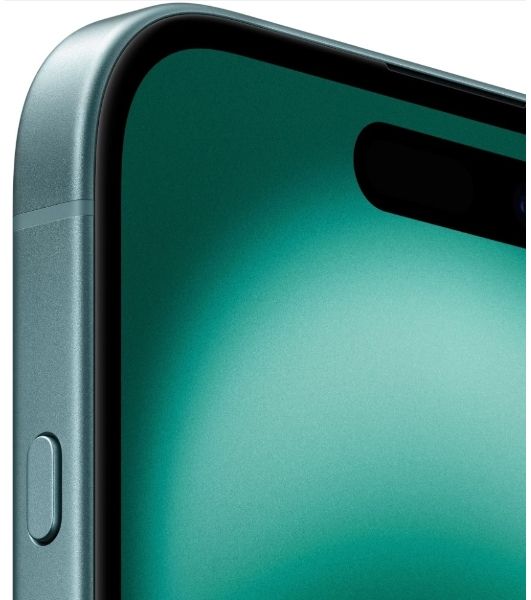 Смартфон Apple iPhone 16 A3287, 8/128Gb, бирюзовый