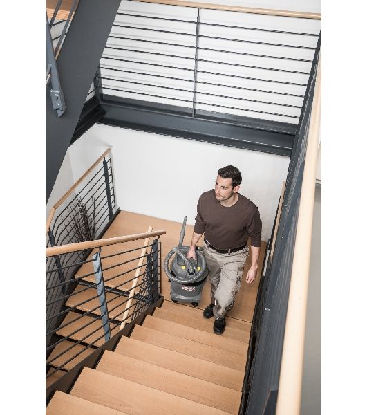 Пылесос строительный Karcher NT 22/1 Ap Te серый, 1300 Вт, уборка сухая/влажная, пылесборник мешок/контейнер, 22 л