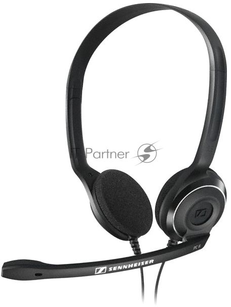 Гарнитура EPOS PC 8 чёрный, проводная, USB, подвижный микрофон, выключение микрофона
