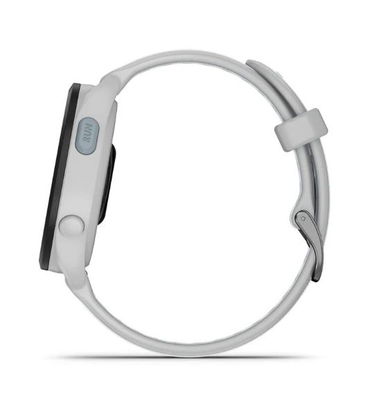 Умные часы Garmin Forerunner 165, 1.3" AMOLED, 5G, Wi-Fi, Bluetooth, NFC, WR50, белый / серый