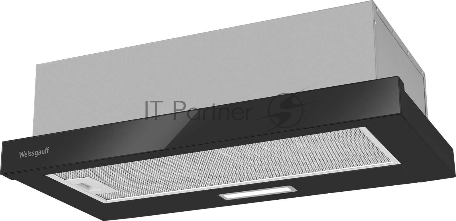 Вытяжка Weissgauff TEL 600 2M Black Glass