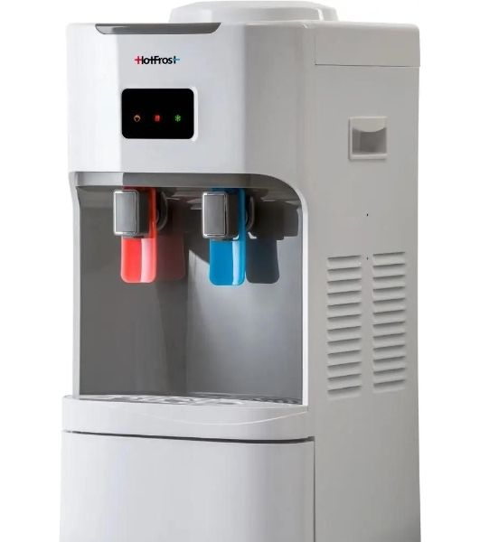 Кулер для воды HotFrost V115B, верхняя загрузка, нагрев 90 °С, охлаждение 10 °С, белый
