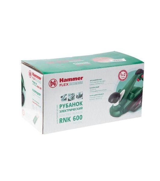 Рубанок Haммer Flex RNK600 12598 147-004 Рубанок 600Вт 17000об/мин нож 82мм срез 1-2мм