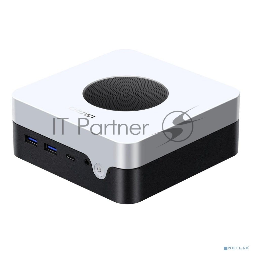 Компьютер Chuwi LarkBox X Intel Core i3 1220P(1.5Ghz)/8192Mb/256SSDGb/Int:Intel UHD Graphics/BT/WiFi/war 1y/0.4kg/Grey+White/Win11Pro + USB2.0*2/USB3.2*2/Type-C*1/HDMI*1/DP*1/RJ45*2/WIFI6,BT5.2/bracket