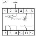 Реле промежуточное PK-3P (монтаж на DIN-рейке 35мм 220В 50Гц 3х8А 3NO/NC IP20) F&F EA06.001.023