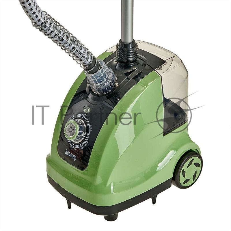 Отпариватель ЯРОМИР ЯР-5000 зеленый/черный, 1800 Вт, 35 г/мин, 1400 мл