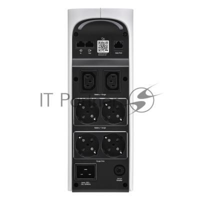 Источник бесперебойного питания APC Back-UPS Pro for Gaming, 2200VA/1320W, 230V, 4xSchuko and 2xIEC C13 outlets, RGB Lights, Data/DSL protrct, 2x Type A and 1x Type C USB, Arctic(White), 1 year warranty