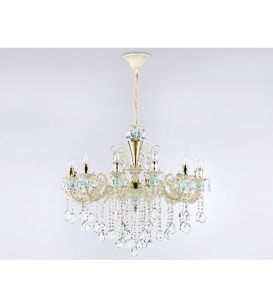 Светильник Ambrella light TR4929/12 GD/WH/CL золото/белый/прозрачный E14*12 max 40W D910*680