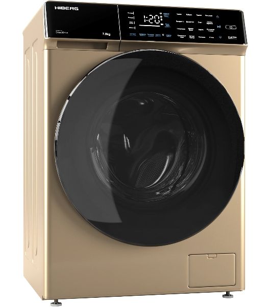 Стиральная машина HIBERG i-DDQ9 - 712 G золотистый, загр. фронтальная макс.: 7 кг 1200 об/мин класс: А+++