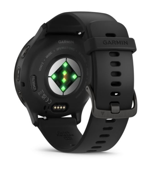 Умные часы Garmin Venu 3, 1.4" AMOLED, 5G, Wi-Fi, Bluetooth, NFC, IP68, черный