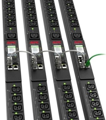 Блок распред. питания APC Rack PDU 9000 Switched, ZeroU, 16A, 230V, (21) C13 & (3) C19, IEC309 Cord